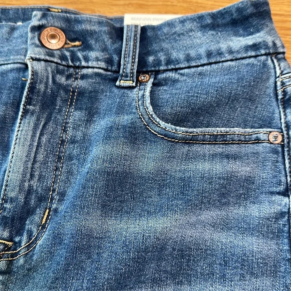 American Eagle Super Stretch Jean Mini Skirt - Picture 2 of 8